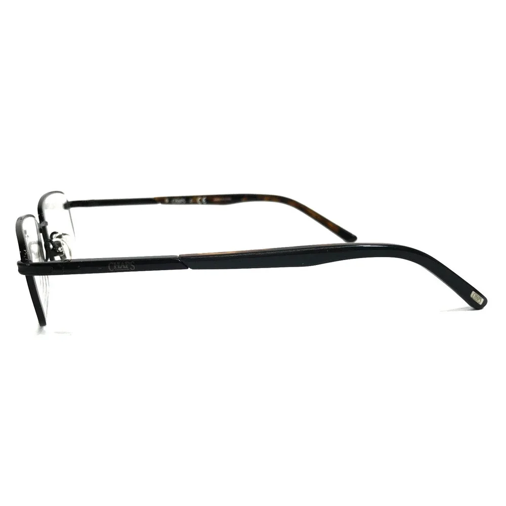 Chaps Eyeglasses Frames CP2079 107 Black Tortoise Rectangle Wire Rim 52-15-140